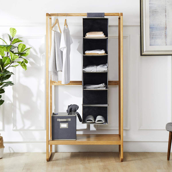 6 Layers Foldable Hanging Wardrobe Organizer